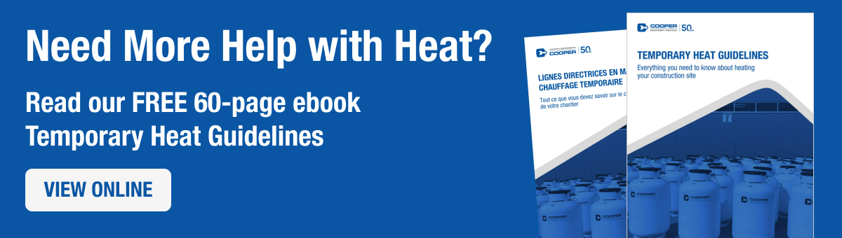 Temp Heat Guidelines - Cooper Equipment Rentals