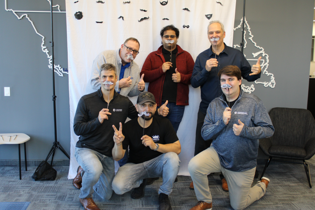 Movember Shave-Off Team Picture