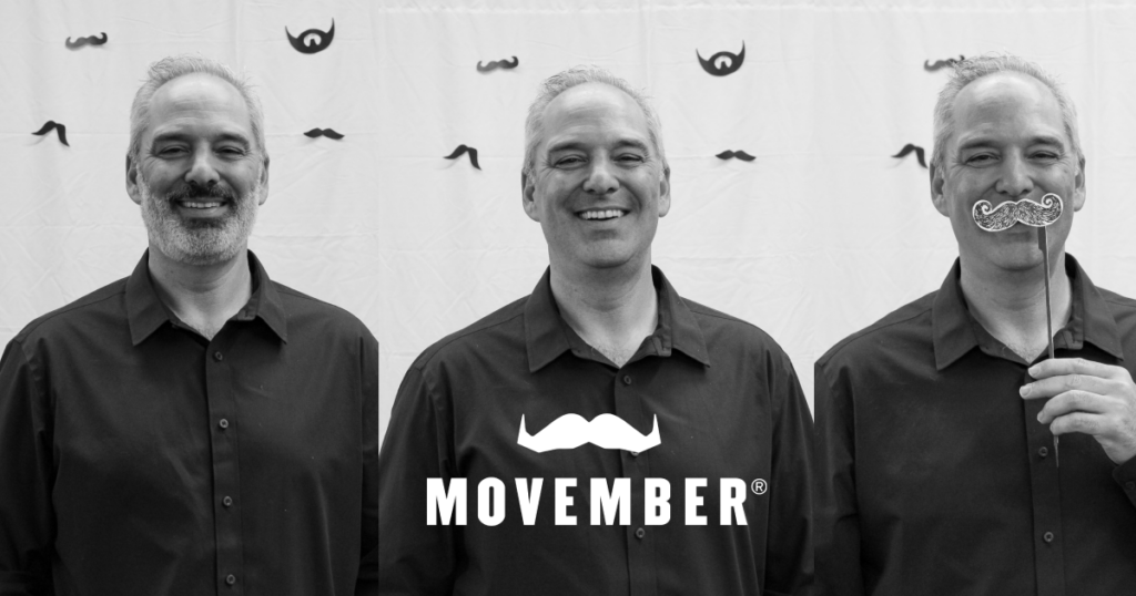 Movember - Brian Shave-Off Before and After 