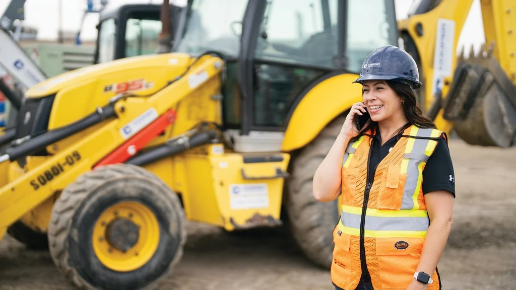 women working in the construction industry