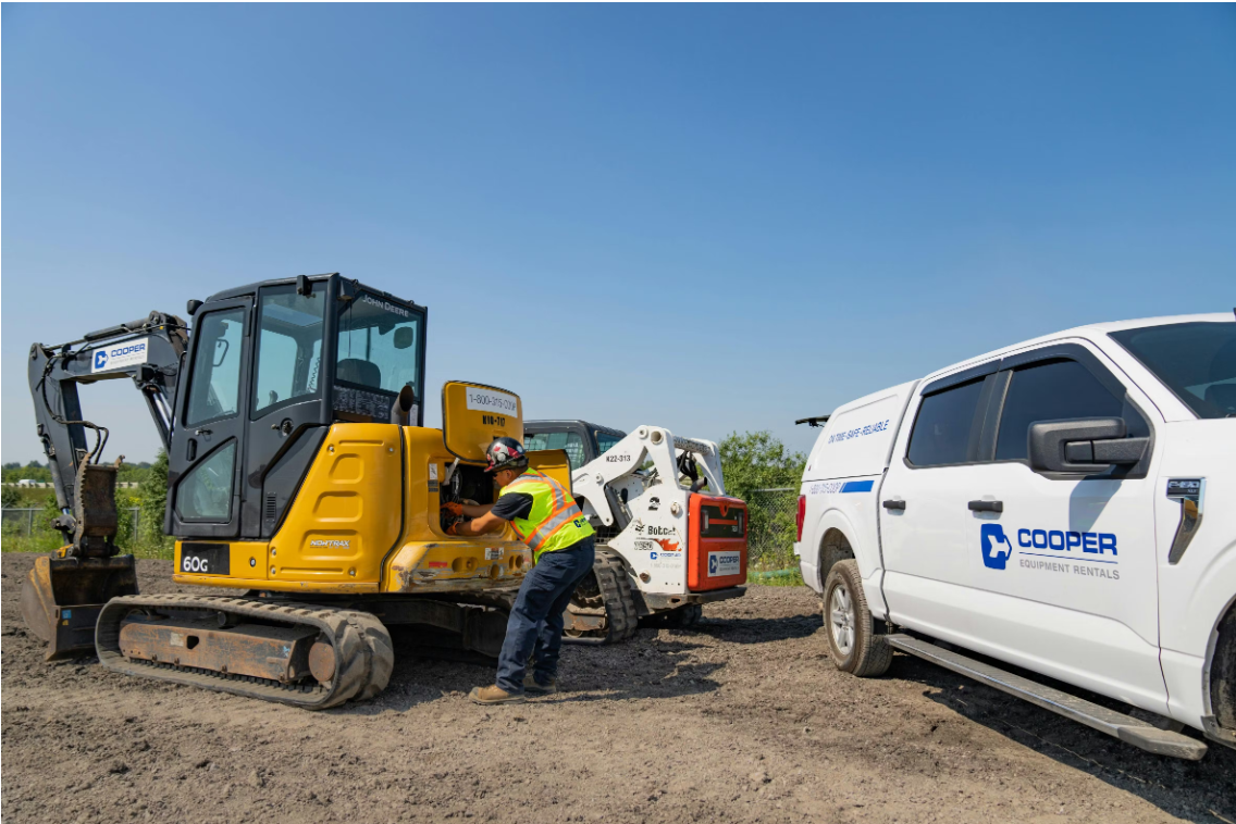 service calls by Cooper Equipment Rentals
